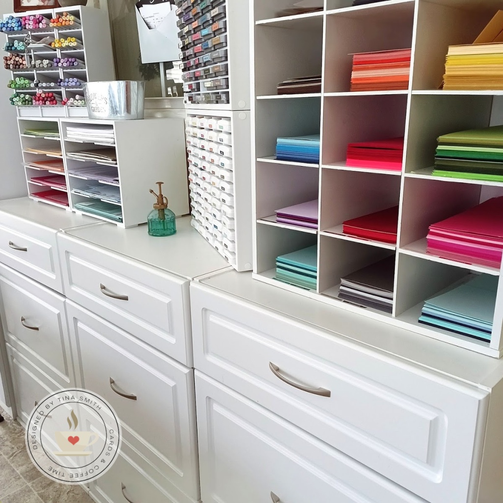 My Stamp and Die Storage, How and Where, Plus Mini Craft Room Tour