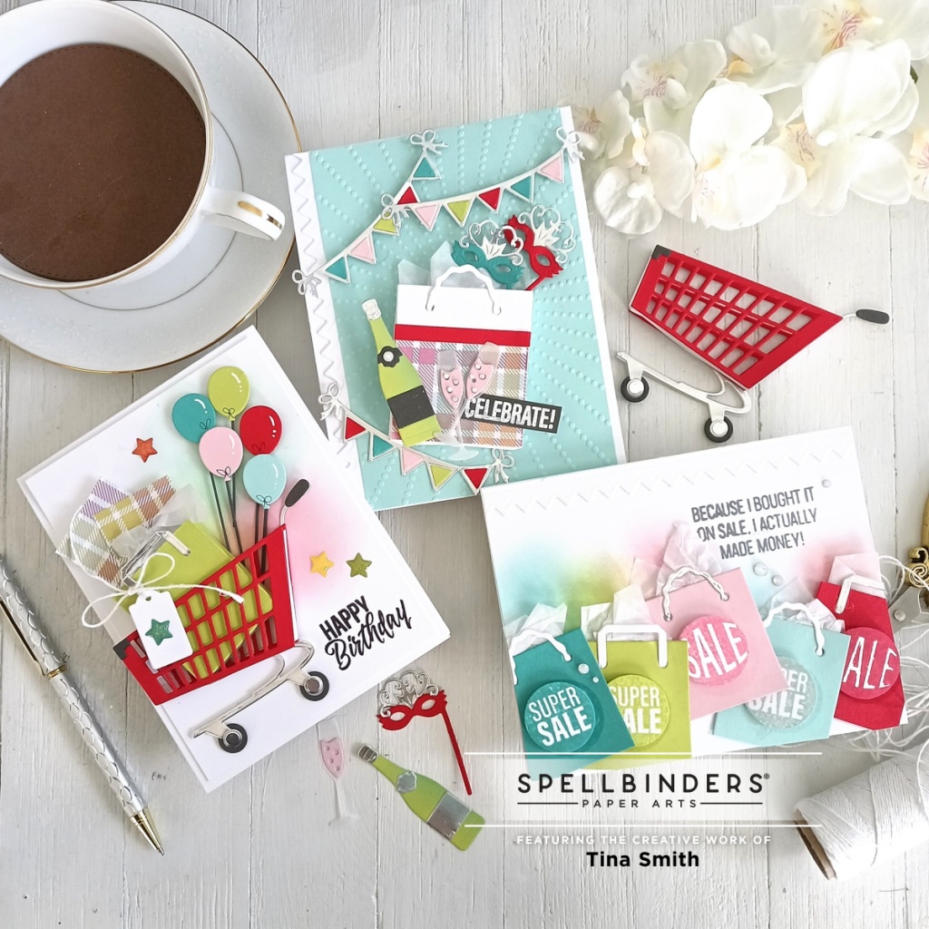 Spellbinders | Add to Cart Collection | Cards and Coffee Time